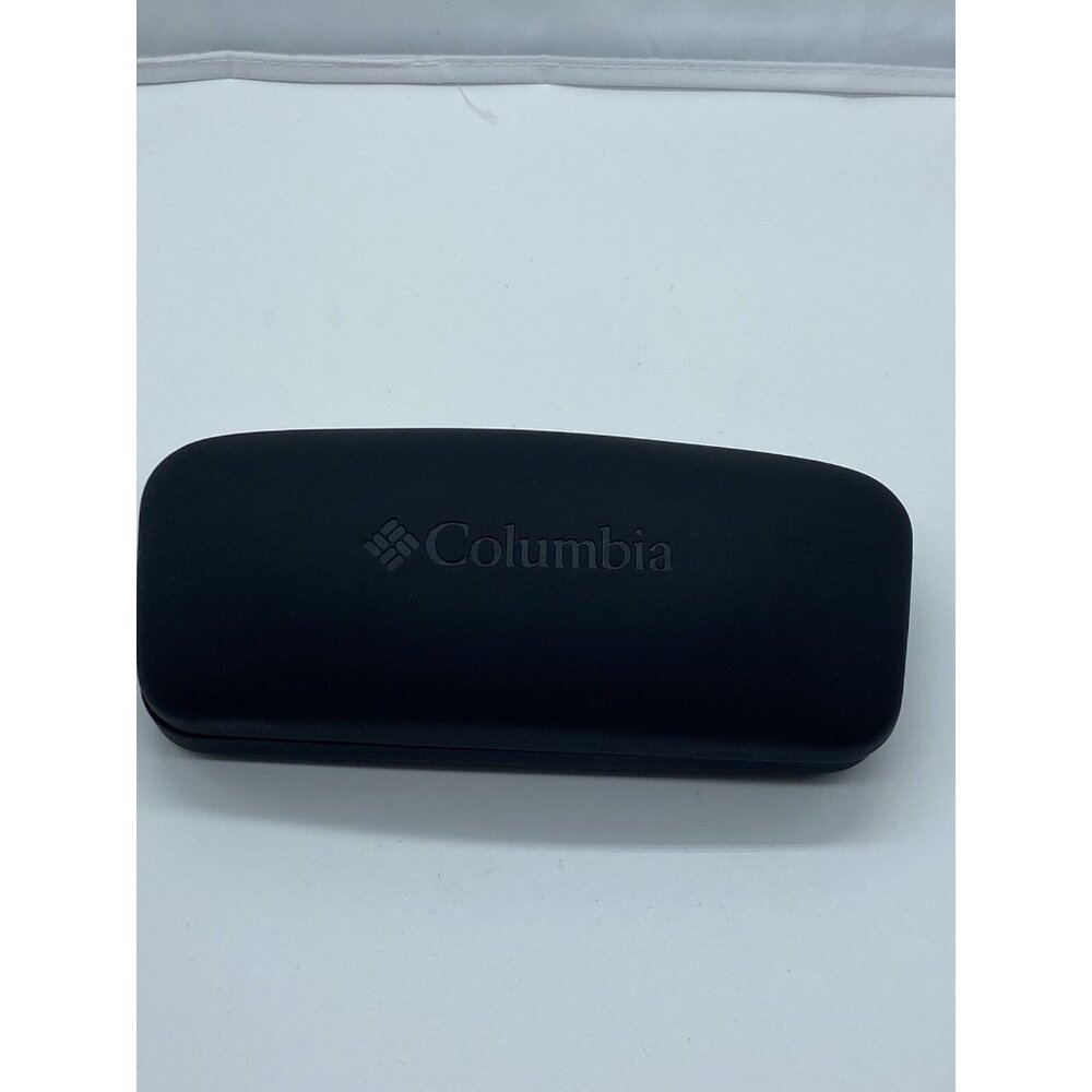 Columbia Sunglass / Eyeglass Case Large Black Hard Clamshell